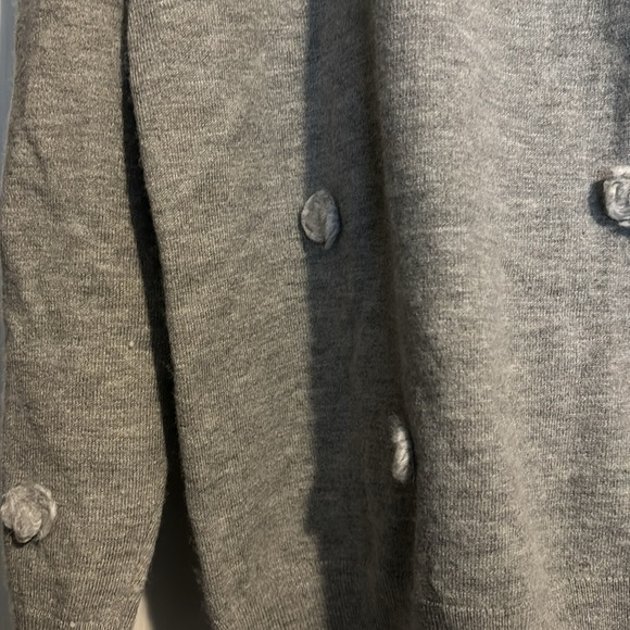 Banana Republic women’s gray crew neck wool blend sweater size large - Picture 5 of 8